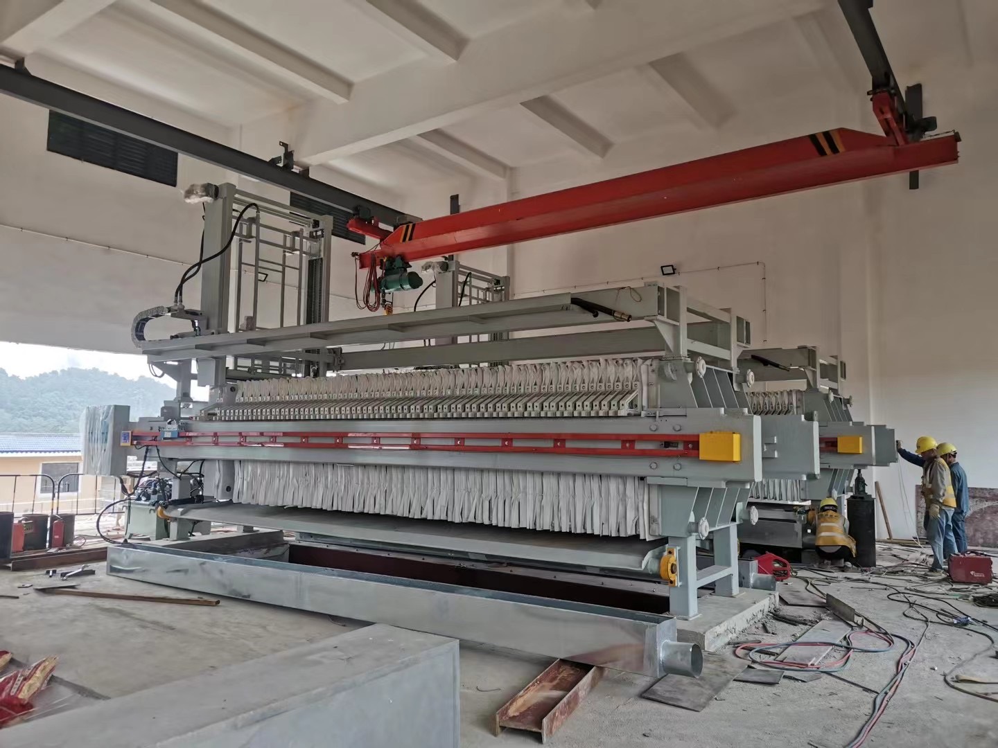 Автоматический фильтр-пресс с системой очистки фильтровальной ткани - 图片 2