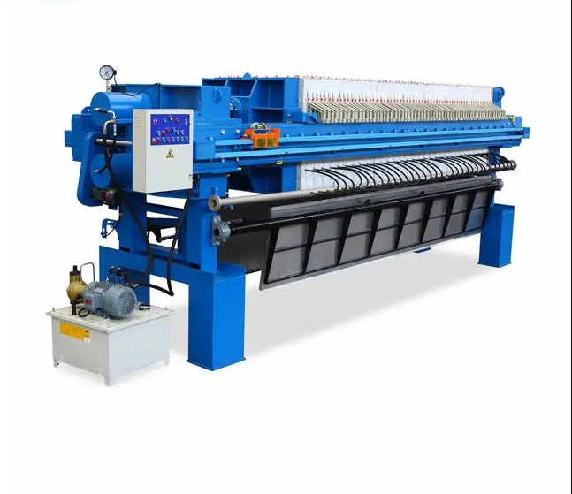 Мембранный фильтр-пресс для эффективного обезвоживания и фильтрации суспензий